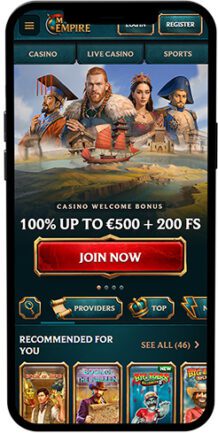 MyEmpire Casino Mobile App