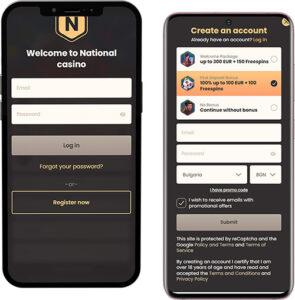 National Casino Mobile App Login and Registration