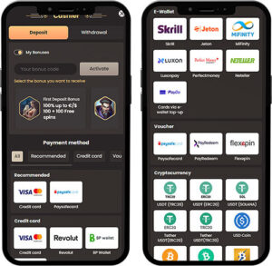 National Casino Mobile App Payment Methods