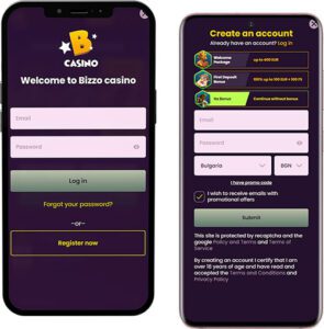 Bizzo Mobile App Login and Registration