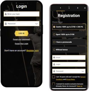 Casinoly Mobile App Login and Registration