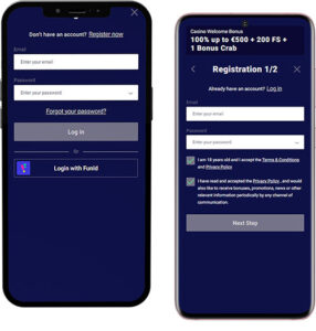 Frumzi Mobile App Login and Registration