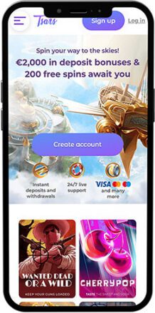 Tsars Casino Mobile App