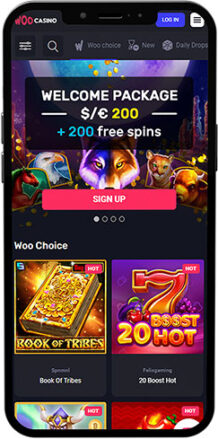 Woo Casino Mobile App