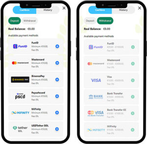 Librabet Mobile App Payment Methods