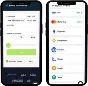 NorseWin Mobile App Payment Methods