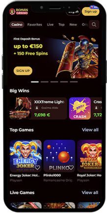 Romancasino Mobile App