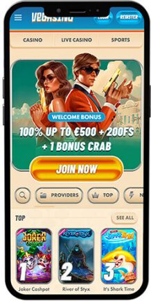 Vegasino Mobile App