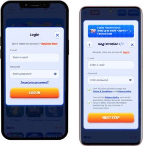 Cawino Mobile App Login and Registration