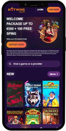 HotWinsCasino Mobile App