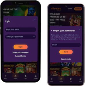 HotWinsCasino Mobile App Login and Registration