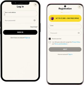 FatFruit Mobile App Login and Registration