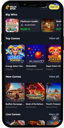 Felixspin Mobile App