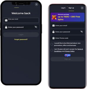 Felixspin Mobile App Login and Registration