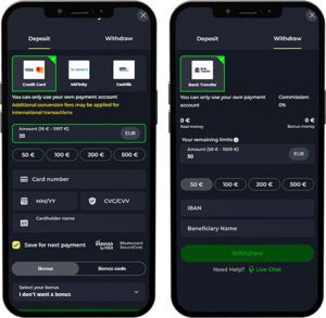 Felixspin Mobile App Payment Methods