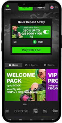 Gamix.bet Mobile App