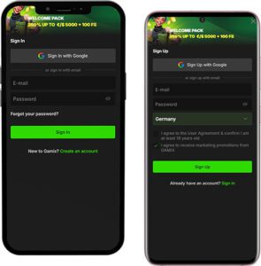 Gamix.bet Mobile App Login and Registration