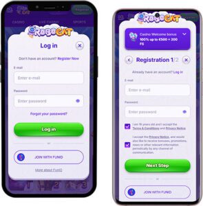 RoboCat Mobile App Login and Registration