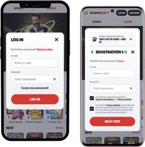 Supabet Mobil Alkalmazás Bejelentkezés és Regisztráció