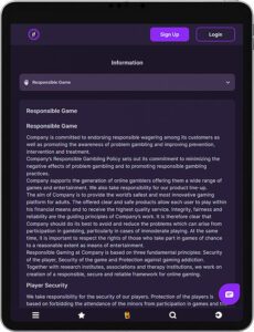 Hitme.bet Mobile App Responsible Gaming