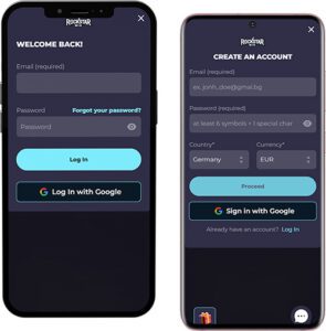 RockstarWIN Mobile App Login and Registration