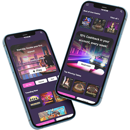 Casino Vice Mobile App Review