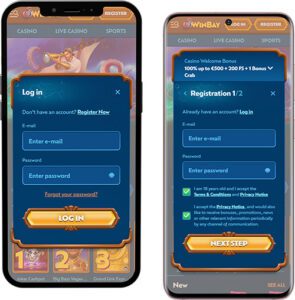 Winbay Mobile App Login and Registration