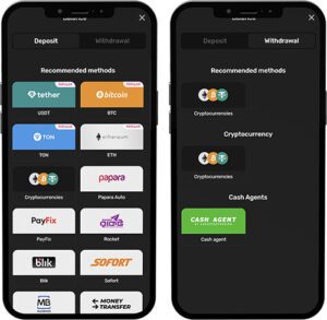 Win Casino Mobile App Payment Methods