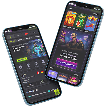 Revue de l'application mobile du casino MadCasino