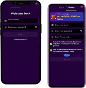 Spinmama Mobie App Login and Registration