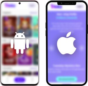 Systèmes d'exploitation de l'application mobile Trickz