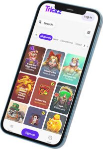 Machines à sous de l'application mobile Trickz