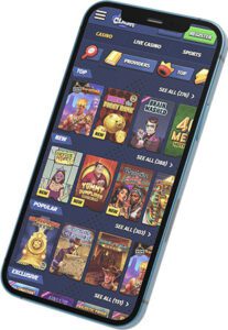 Aplicación móvil BigClash para tragamonedas