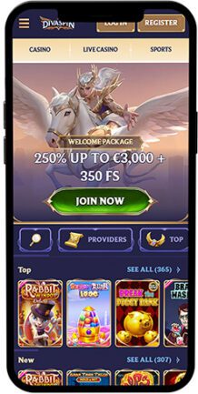 DivaSpin Mobile App