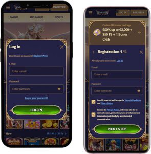 DivaSpin Mobile App Login and Registration