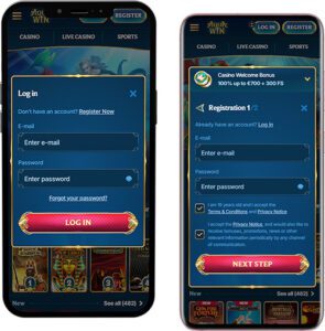 AquaWin Mobile App Login and Registration