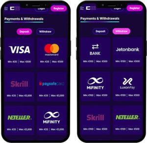 Cipherwins Mobile App Payment Methods