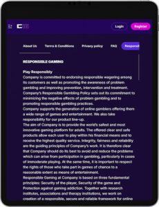 Cipherwins Mobile App Responsible Gaming