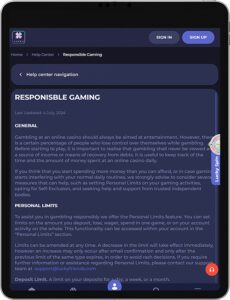 Lucky Friends Casino Mobile App Responsible Gaming