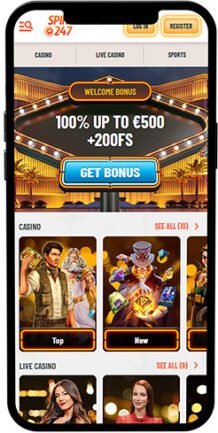 Spin247 Mobile App