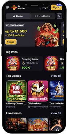 Spinmacho Mobile App