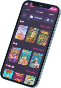 Tragamonedas en la App Móvil de RobyCasino