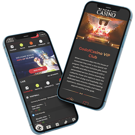 God of Casino Mobile App Casino Review