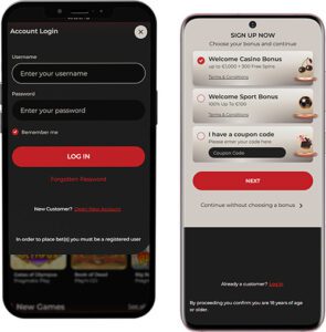 God of Casino Mobile App Login and Registration