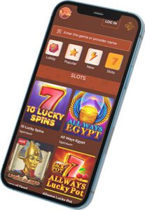 VegaZone Mobile App Casino Games