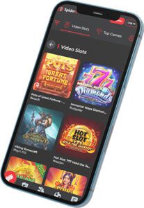 SpiderBets Mobile App Slots