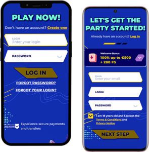 MrPacho Mobile App Anmeldung und Registrierung