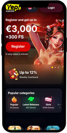 Yep Casino Mobile App