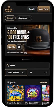 Harry Casino Mobile App