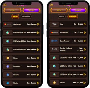 Alawin Mobile App Payment Methods